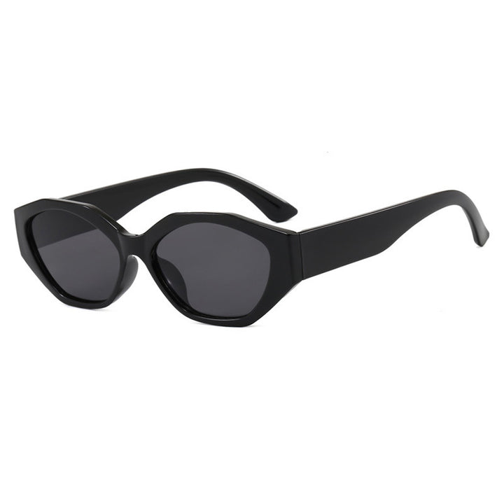 Women's stylish sunglasses in modern geometric design with protective UV filter Bowlift
