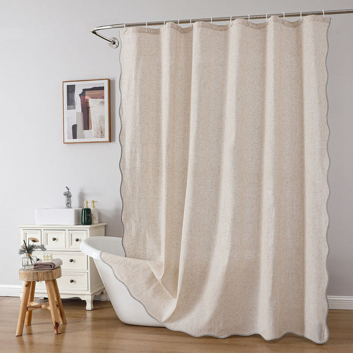 Modern Minimalist Shower Curtain Bowlift