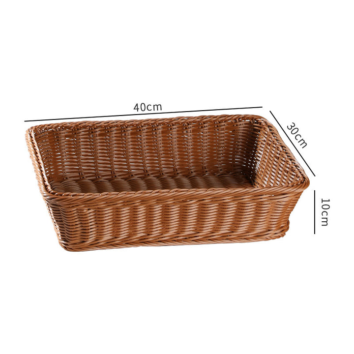 Handwoven Rustic Storage Basket with Ergonomic Design Bowlift