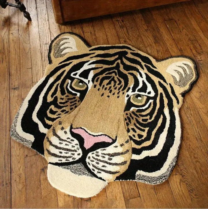 Animal-shaped Plush Rug