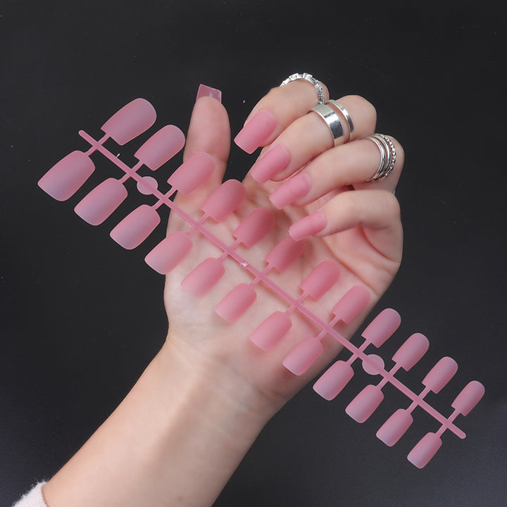 Matte Finish Press-On Nail Set Bowlift