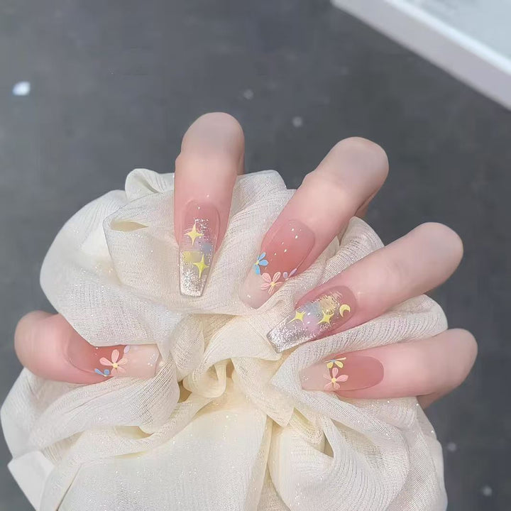 Decorative Character-Themed Press-On Nails with 3D Elements Bowlift