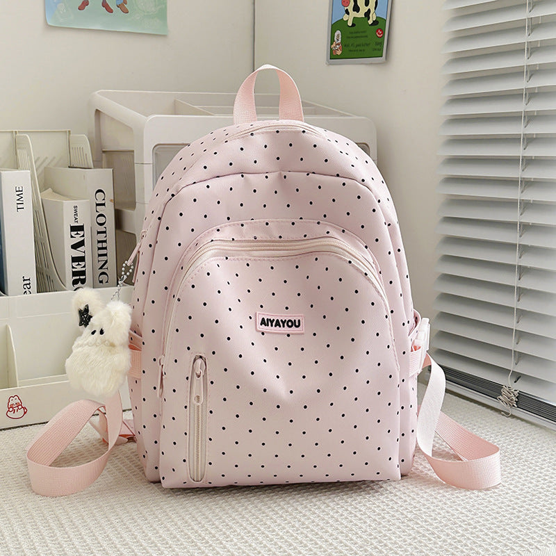 Charming Polka Dot Backpack