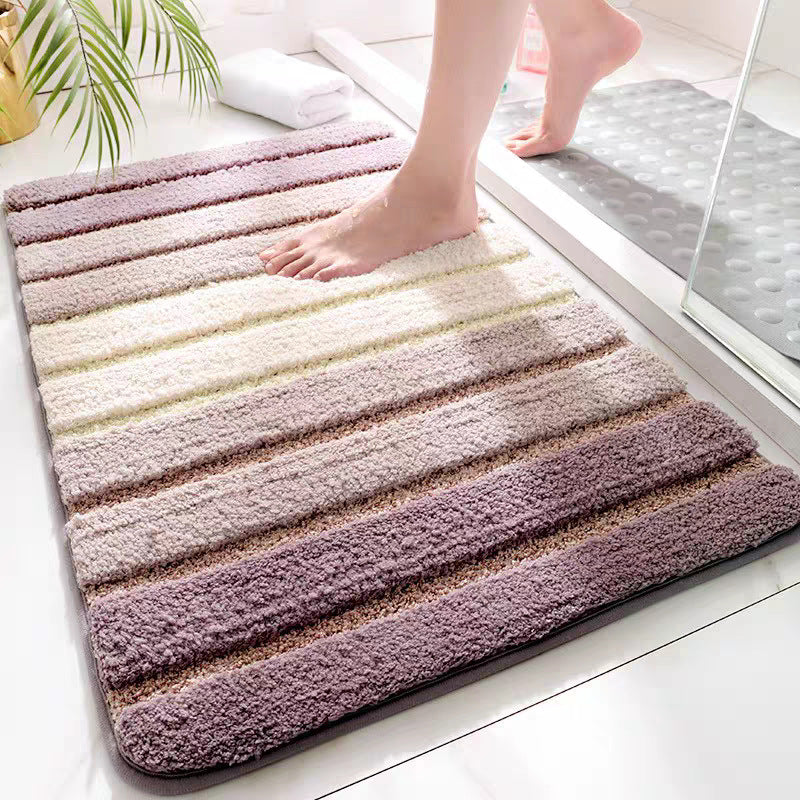 Absorbent Plush Bath Mat Bowlift