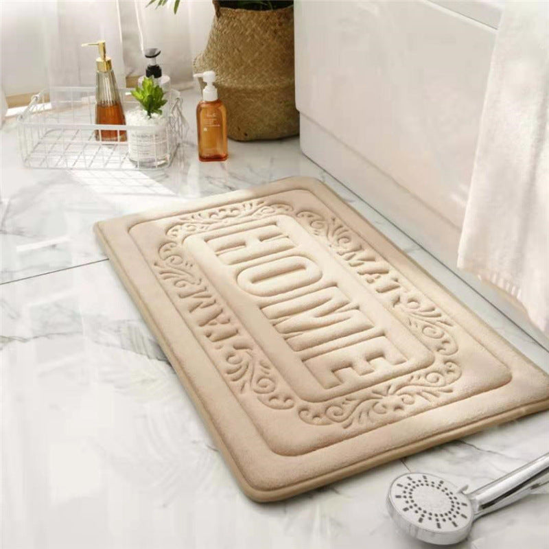 Decorative Textured Bath Mat