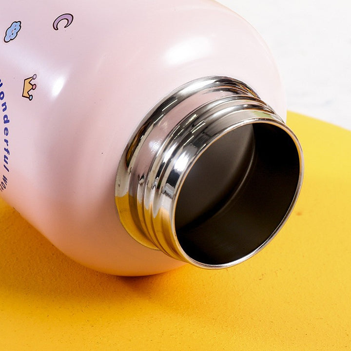 Ladies Insulated Water Bottle with Cute Animal Design Bowlift