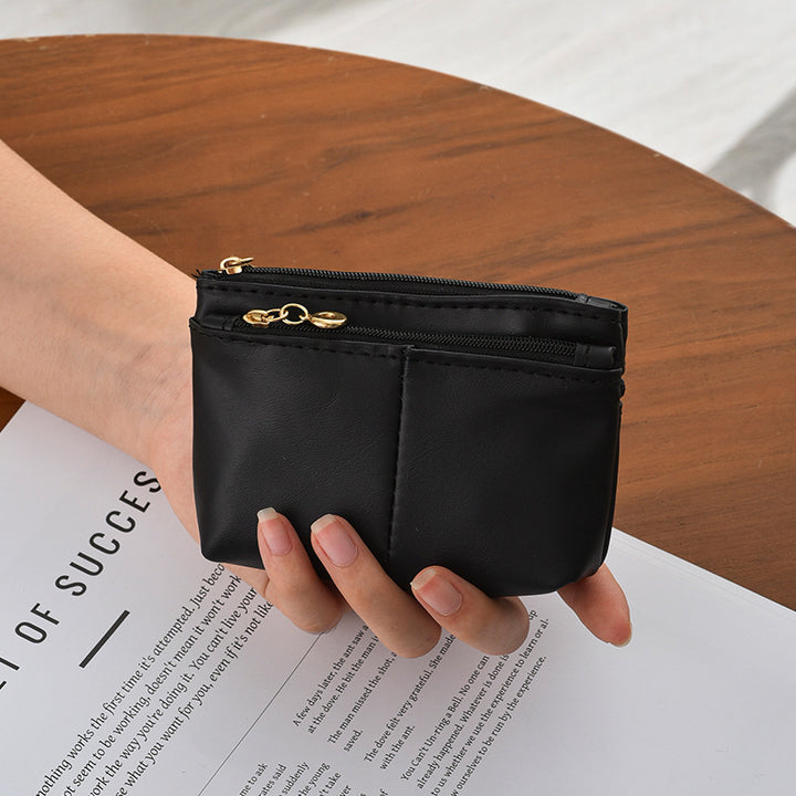 Compact Zippered Storage Coin Pouch Bowlift