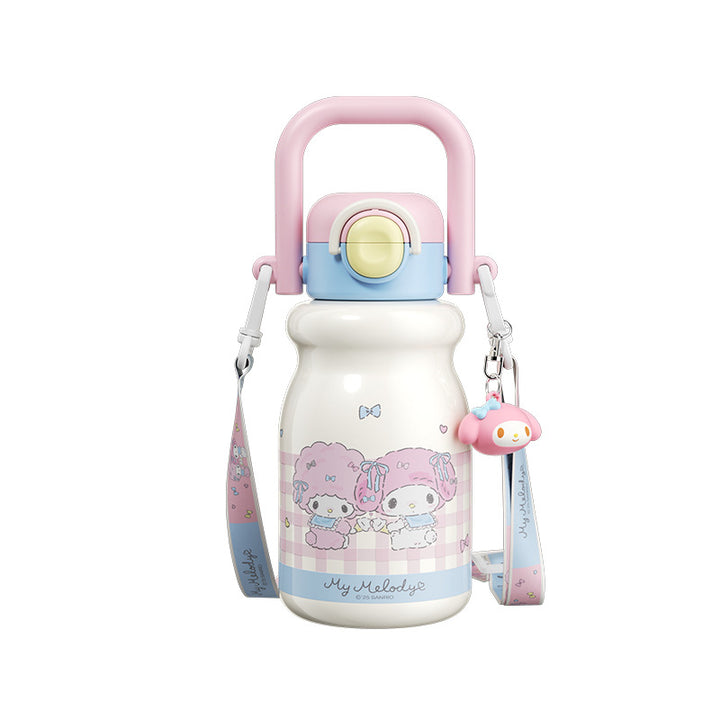 Women's water bottle with stylish Kuromi design Bowlift