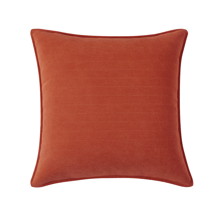 Textured Herringbone Decorative Cushion