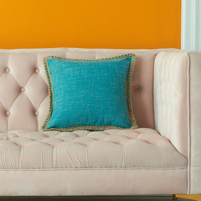 Decorative Fringed Cushion