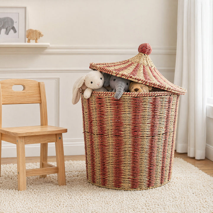 Decorative and practical storage basket Bowlift