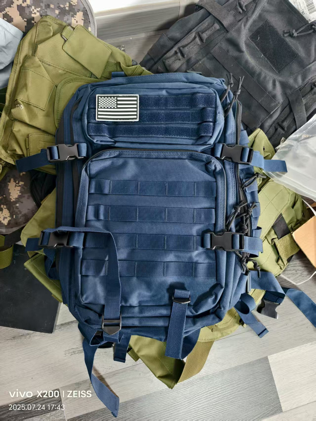 Multi-Compartment Tactical Backpack Bowlift