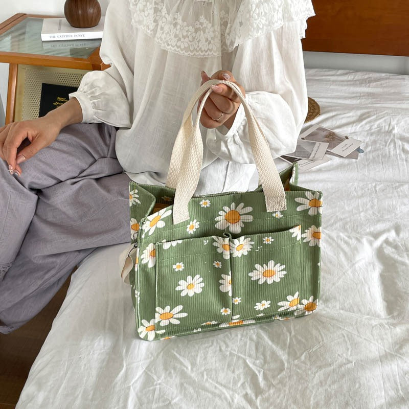 WoFloral Print Utility Handbag Bowlift