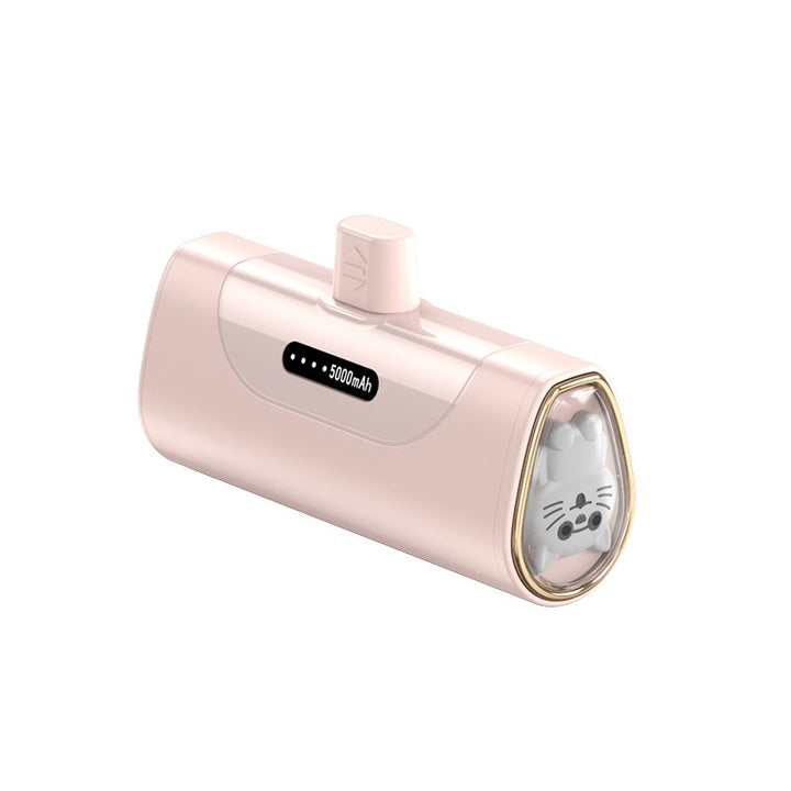 Funny power bank with integrated animal figure Bowlift