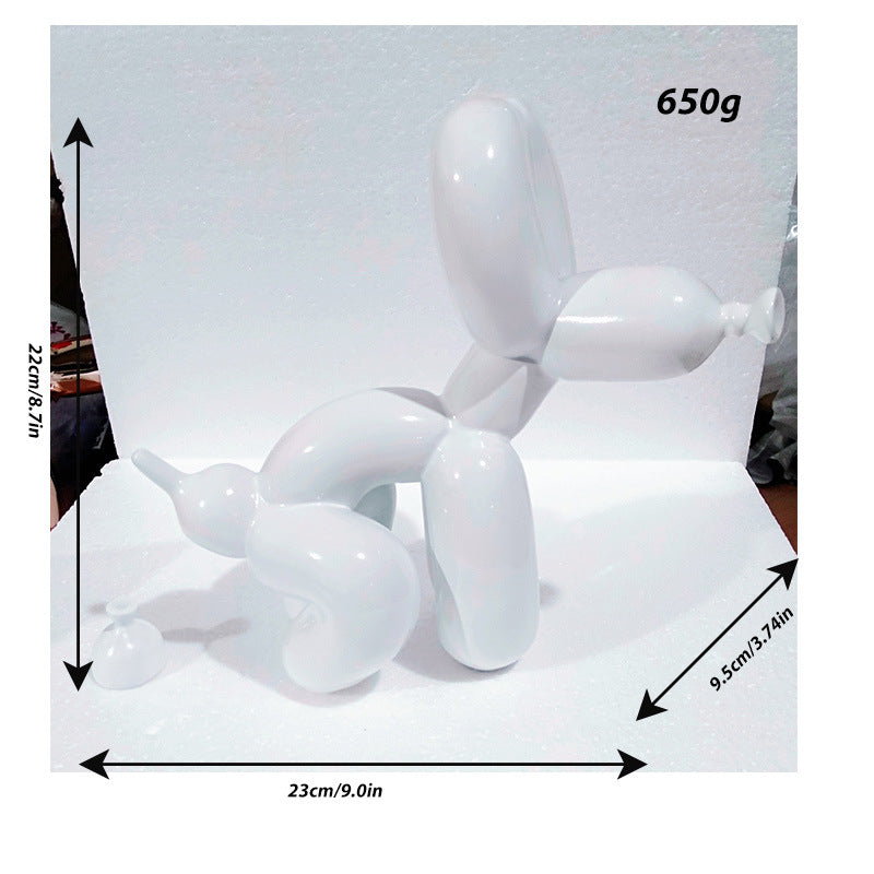 Decorative Dog Figure Bowlift
