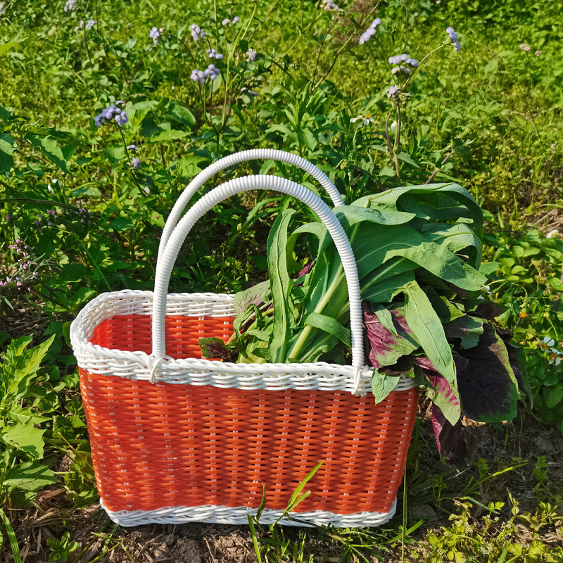 Woven Gardening Basket Bowlift