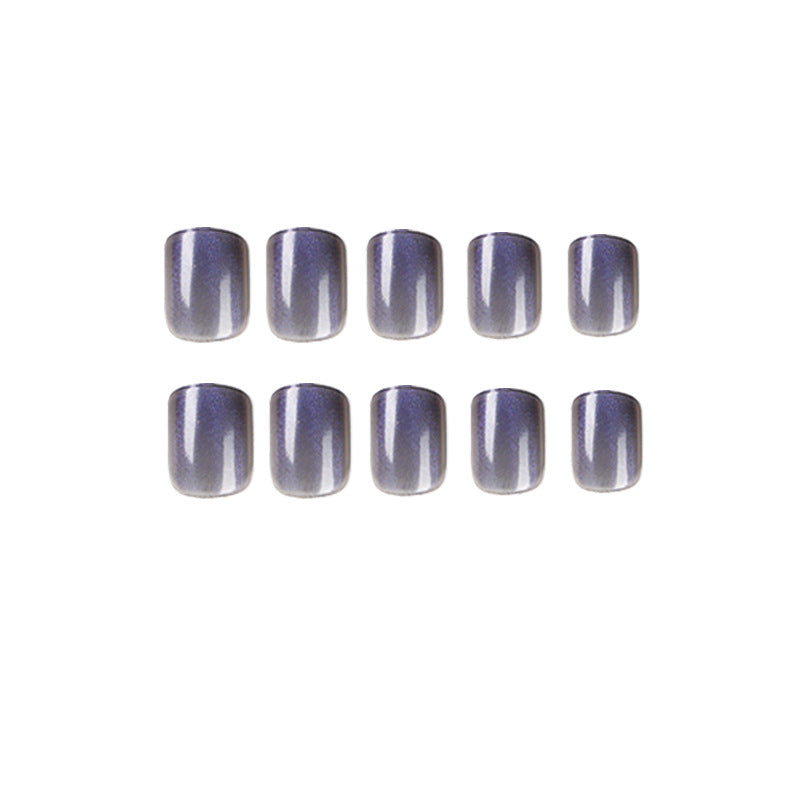 Glamorous nail extensions with glitter effect Bowlift