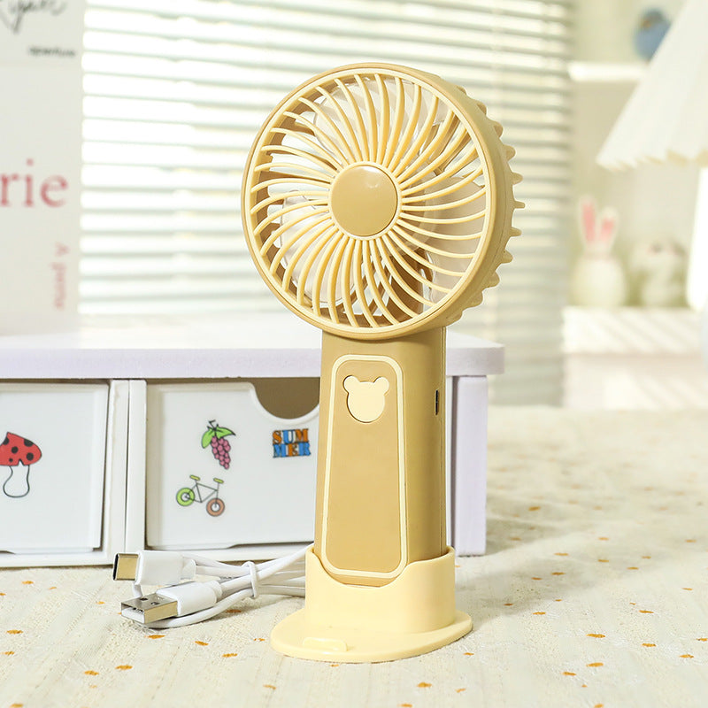 Women's Mini Hand Fan with USB Charging Function Bowlift