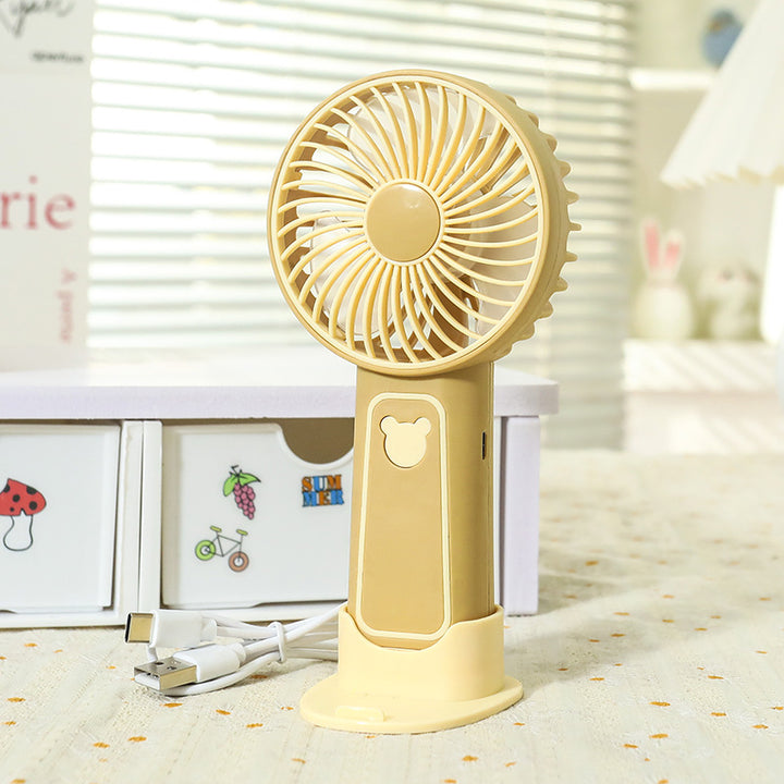 Women's Mini Hand Fan with USB Charging Function Bowlift