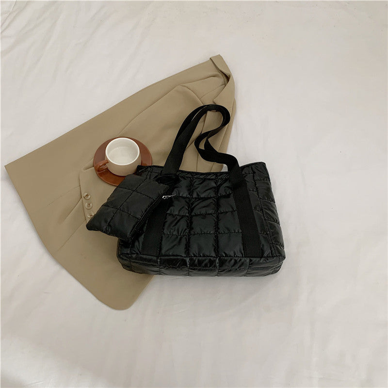 Versatile Quilted Tote Bag Bowlift