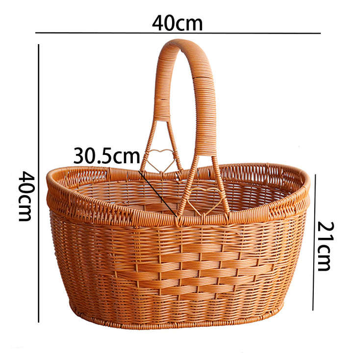 Eco-Friendly Woven Shopping Basket Bowlift