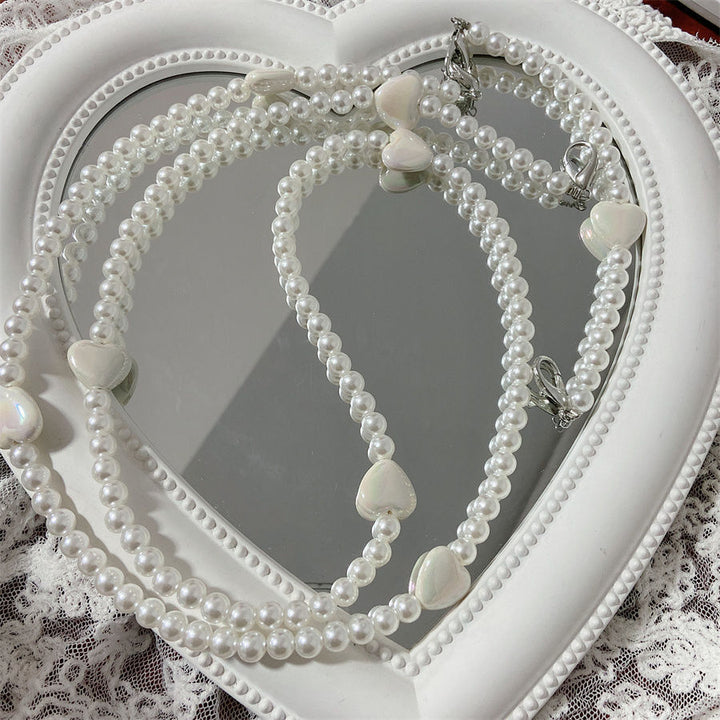 Elegant Pearl Beaded Eyewear Holder Bowlift