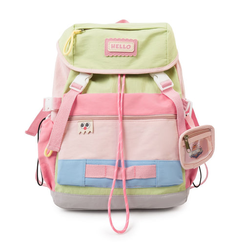 Backpack in Modern Minimalist Style with Multiple Compartments Bowlift
