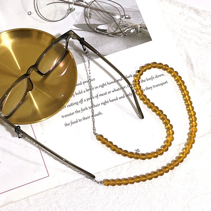 Multi-Strand Beaded Eyewear Chain Bowlift