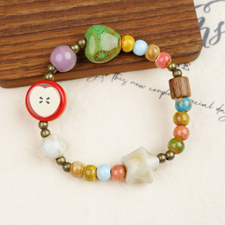Heart-Shaped Beaded Bracelet Bowlift
