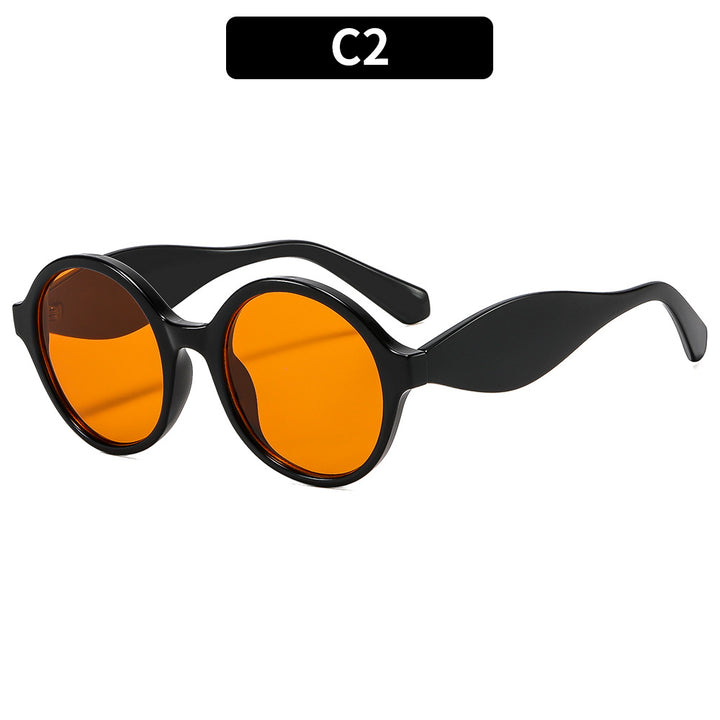 Trendy Oversized Round Sunglasses