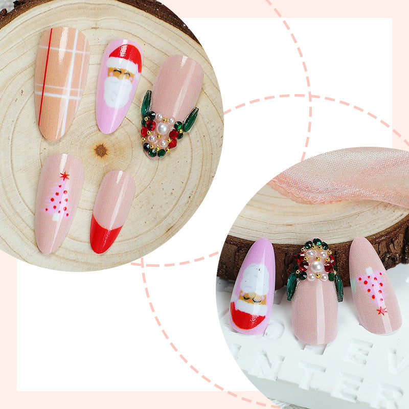 Festive Themed Press-On Nail Art Collection Bowlift