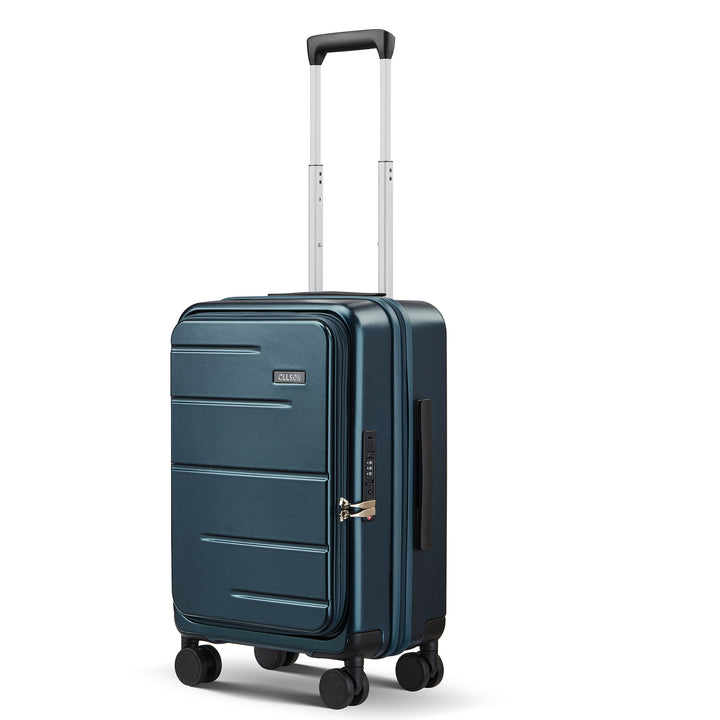 Unisex Durable Anti-Theft Hardshell Carry-On Suitcase Bowlift