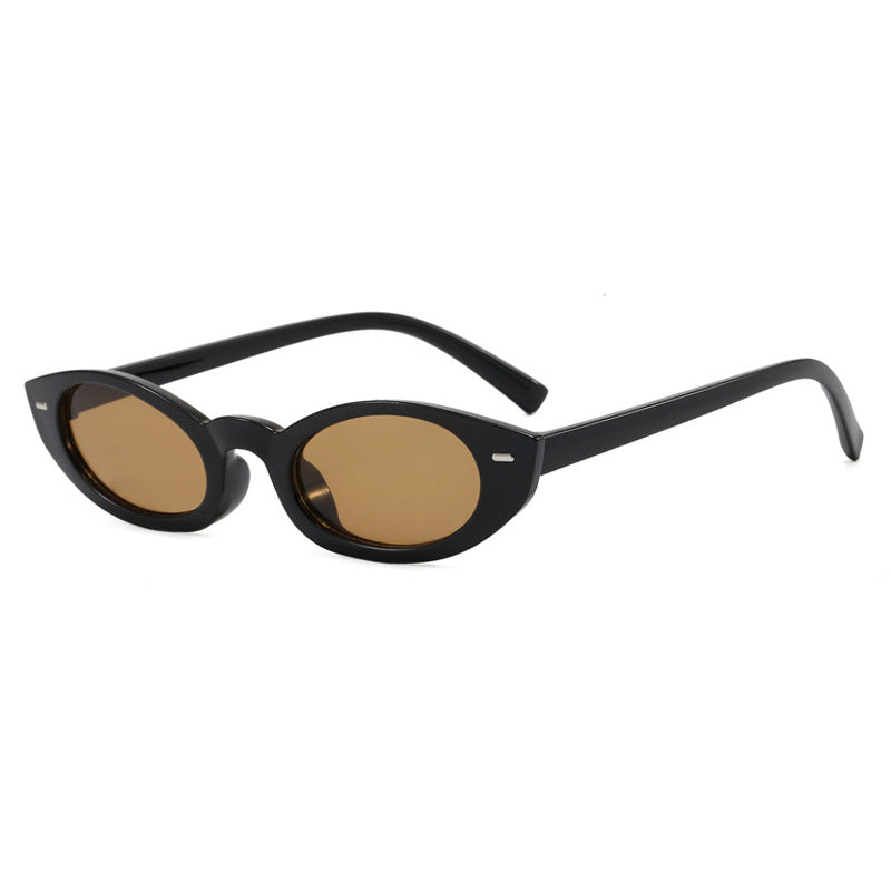 Women's Cat-Eye Sunglasses with Modern Transparent Frame Bowlift