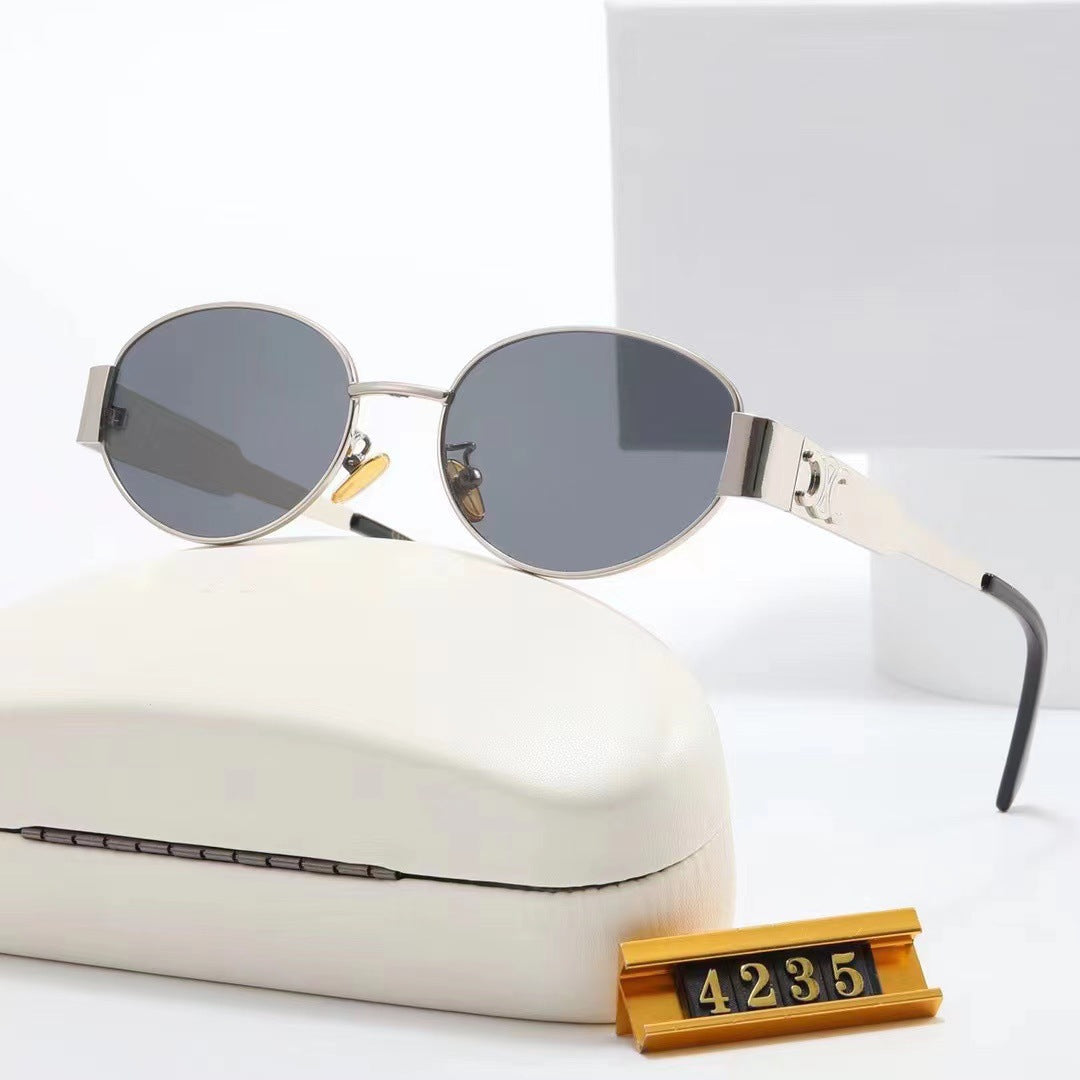 Women's exclusive oval-shaped designer sunglasses Bowlift