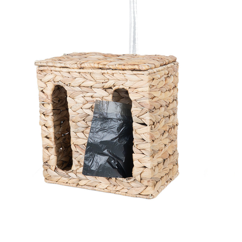 Wall-Mounted Wicker Storage Basket Bowlift