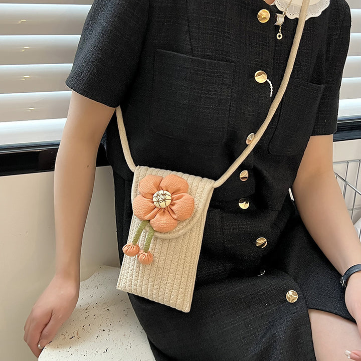 Flower pattern shoulder bag Bowlift