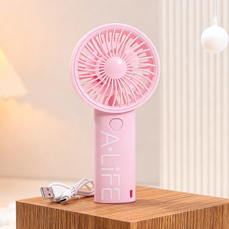 Ladies Portable USB Hand Fan with Flexible Use Bowlift