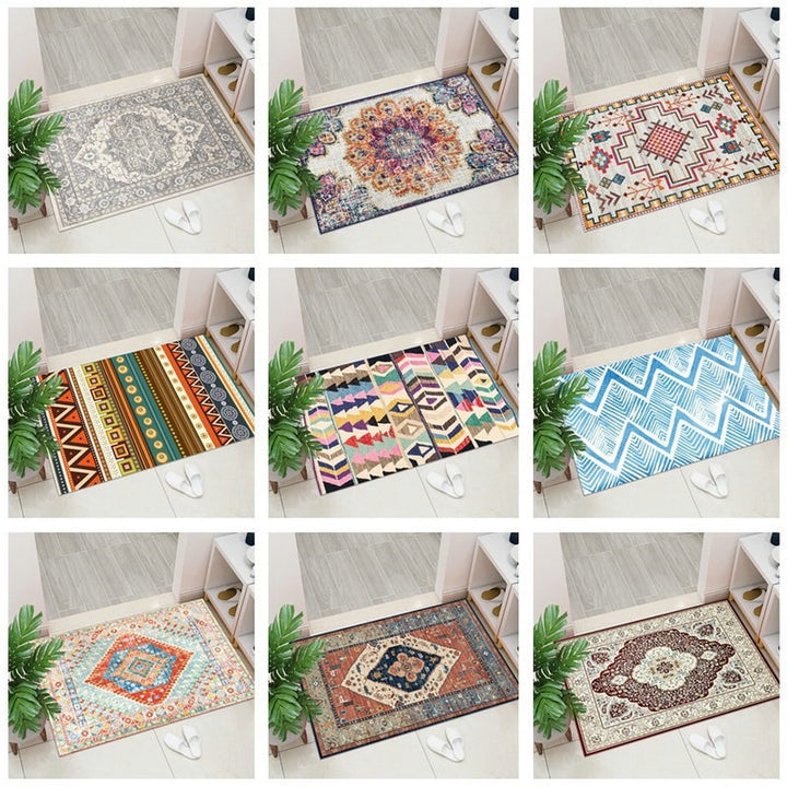 Geometric Pattern Decorative Floor Mat Bowlift