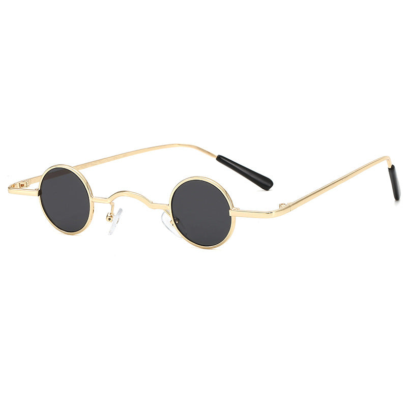 Women's fashionable round glasses with intricate metal frame Bowlift