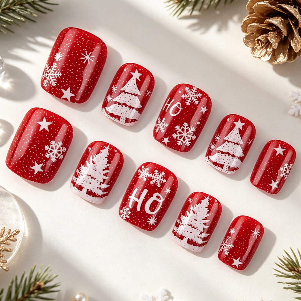 Festive Holiday-Themed Nail Art Bowlift 1787542979