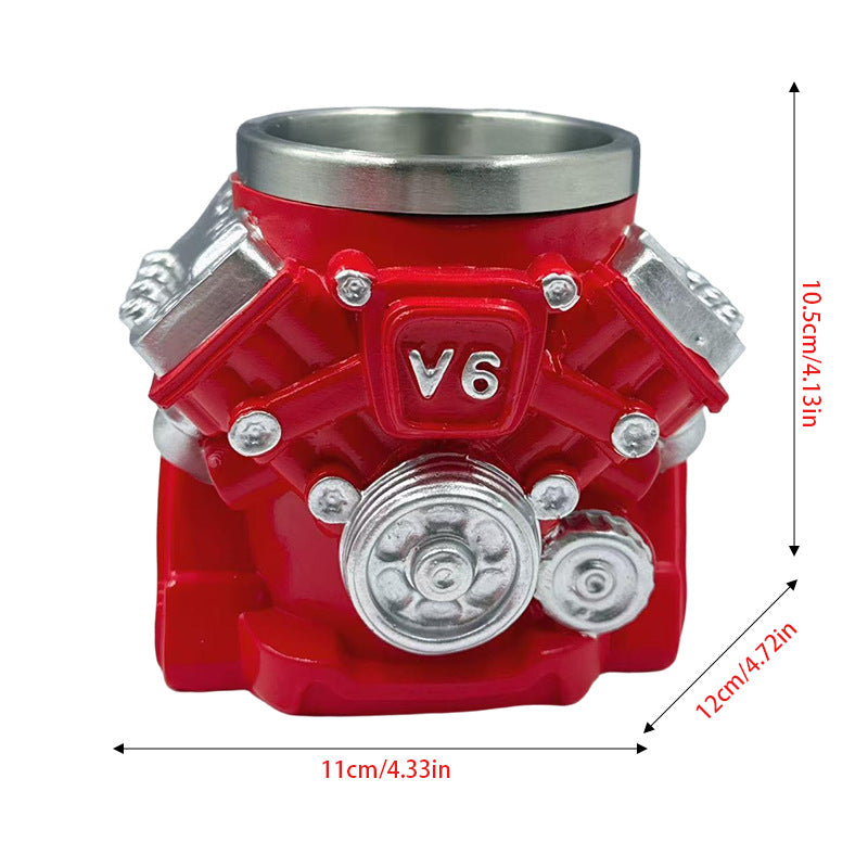 Mug in V6 Engine Design Bowlift