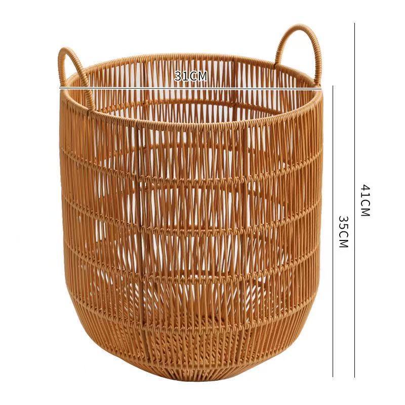 Decorative Woven Storage Basket Bowlift