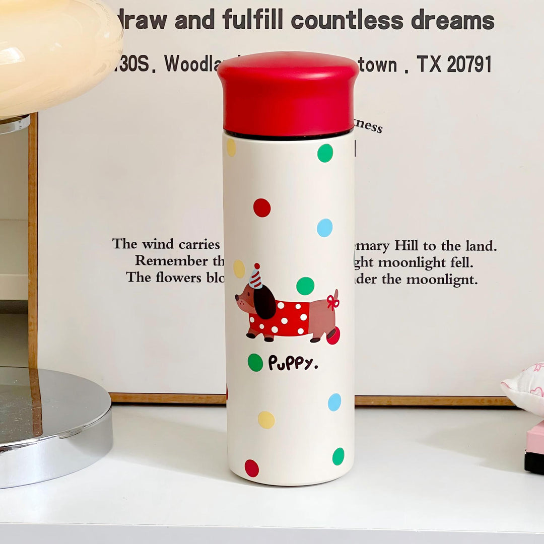 Women's coffee thermos in playful design Bowlift