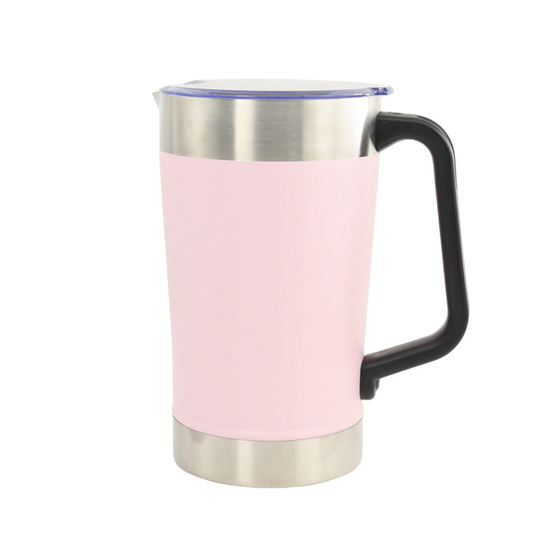 Women's insulated coffee cup with ergonomic handle Bowlift