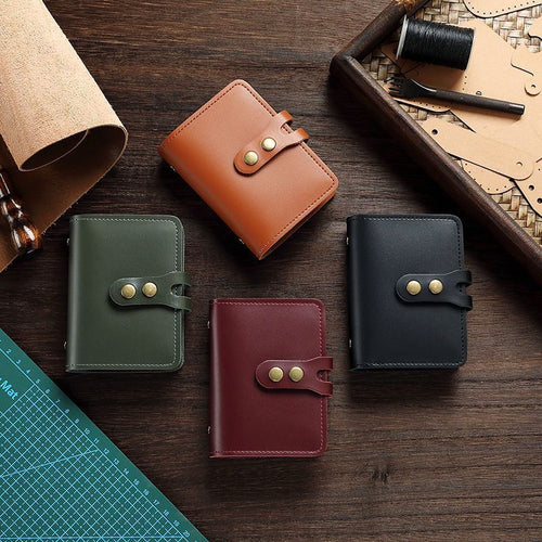 Durable Leather Card Wallet Bowlift
