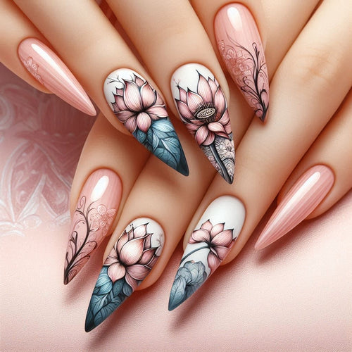 Artificial nails in floral design Bowlift