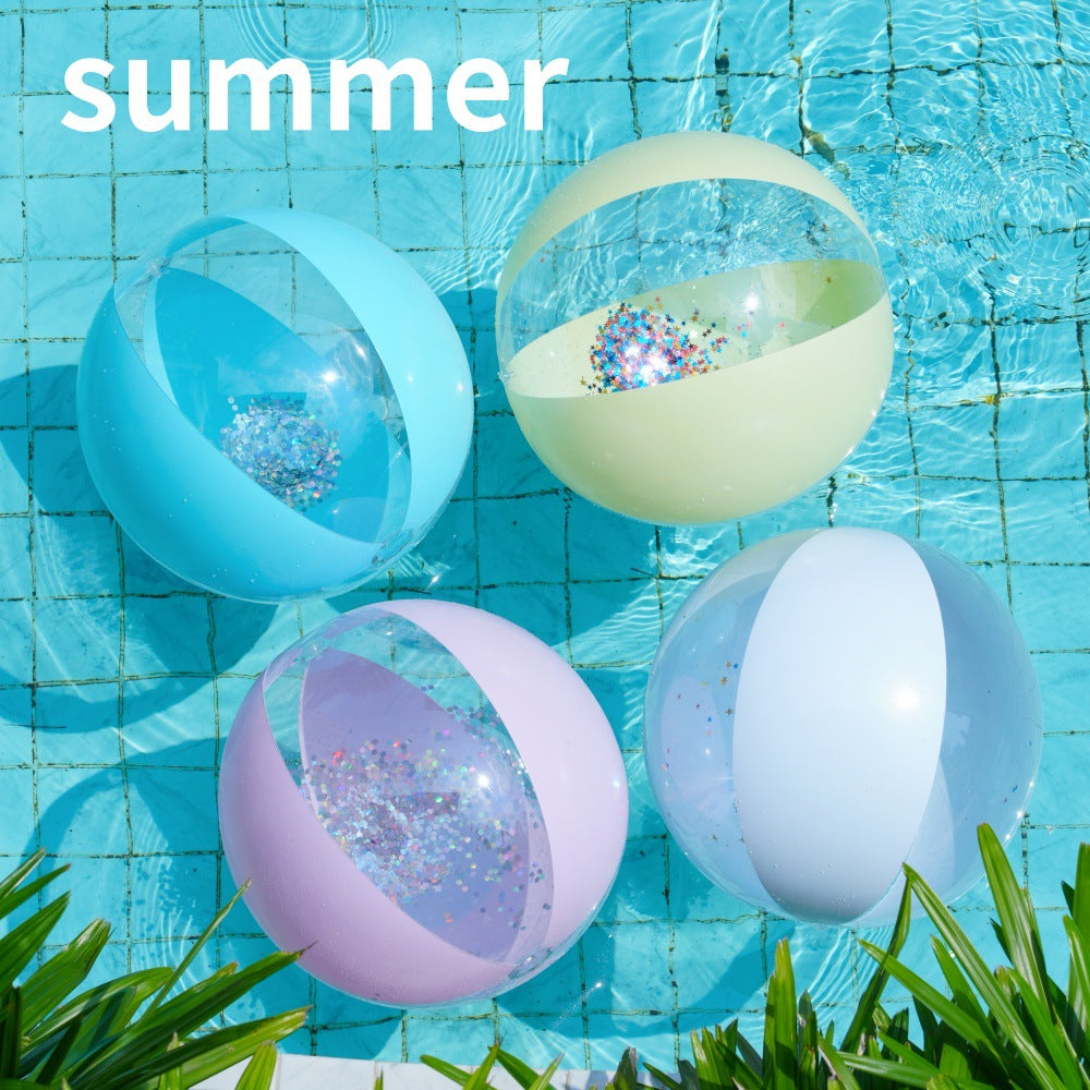Glitter Inflatable Pool Ball Bowlift