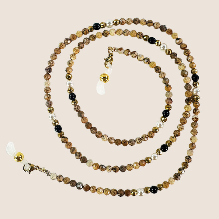 Artisan Beaded Eyewear Chain Bowlift