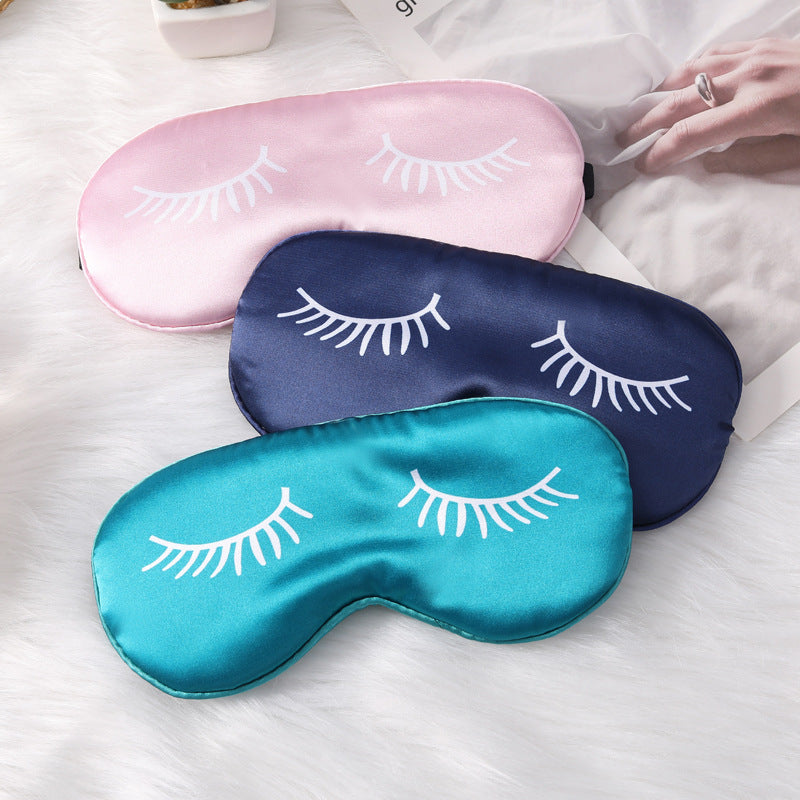 Women's nano silk eye mask with soft padded interior lining and elastic headband Bowlift