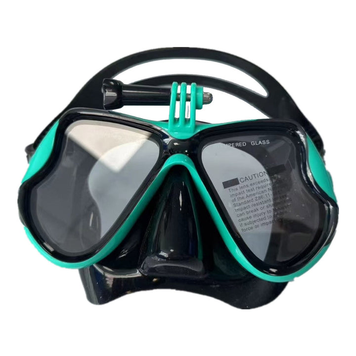 Diving mask with ergonomic silicone design Bowlift